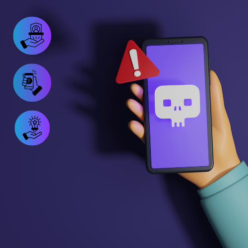 Pessoa estressada olhando para a tela do celular em um quarto escuro, simbolizando ansiedade digital e insônia.